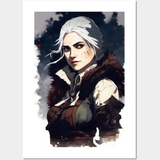 Ciri Witcher 3 Wild Hunt Posters and Art